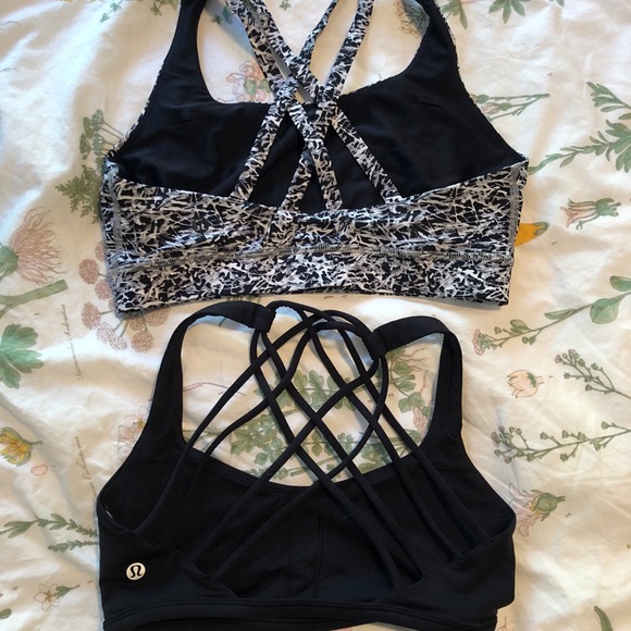 Two Lululemon bra tops size 4 - Picture 2 of 2